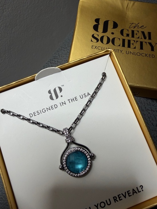 Jewelry - Bomb Party Gem Society Necklace Hematite
